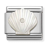 Nomination Composable Classic Link 330509/11 Shell with Mother Pearl in 925 Silver
